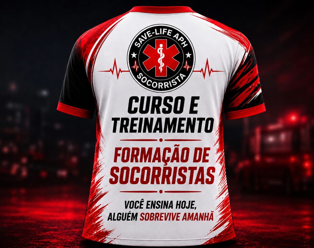 Camisa APH Save Life — costas